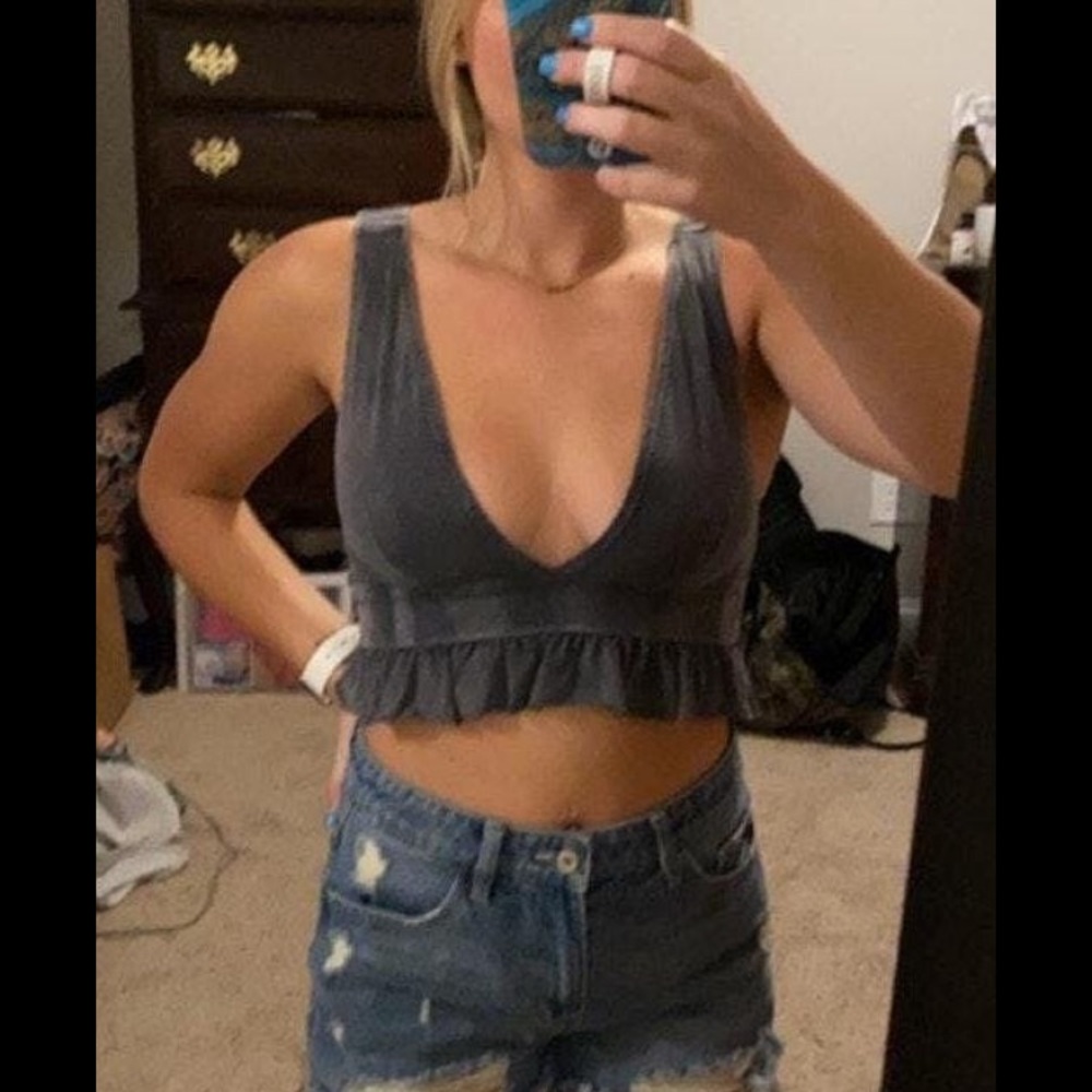 SOLD // Lizard Thicket Crop Top